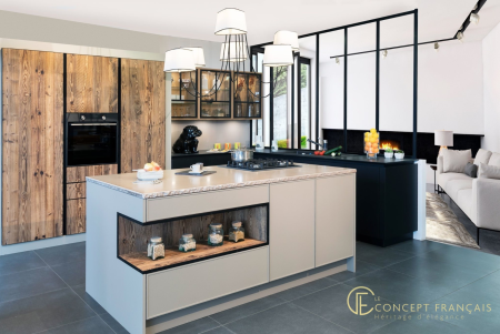 Notre zone d'activité pour ce service Réalisation de meubles DOMELIA personnalisés avec façades haut de gamme et accessoires italiens de qualité